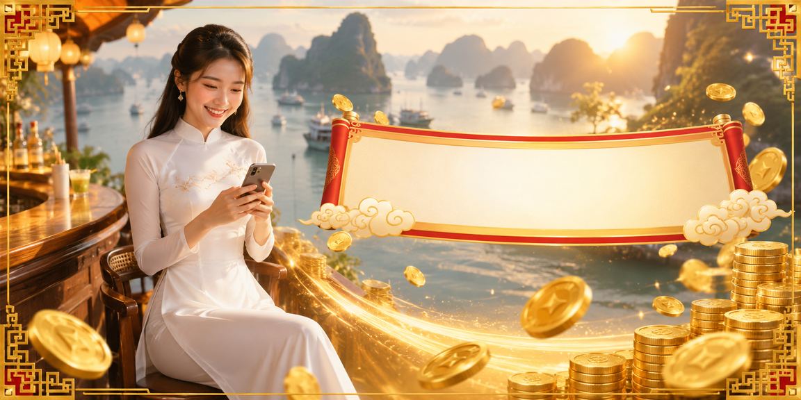 Người dùng di động tại Hạ Long minh họa kiểm tra voucher trên điện thoại