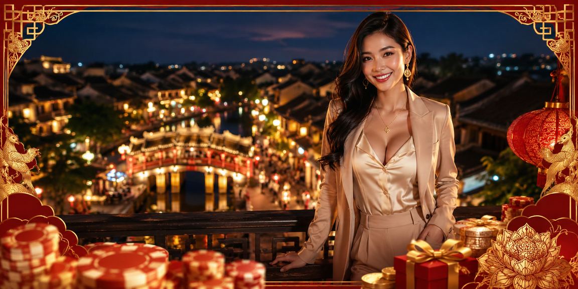 Chợ đêm Hội An minh họa không khí giải trí và điều hướng casino trên v23